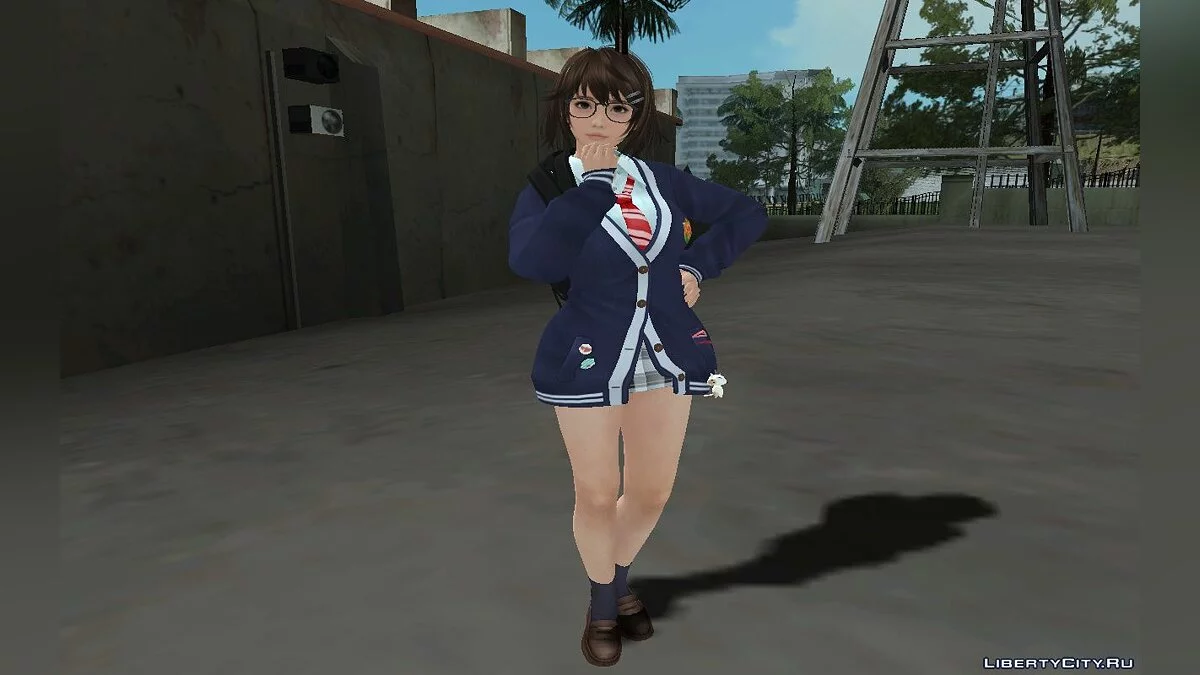 Tsukushi en uniforme scolaire / GTA San Andreas