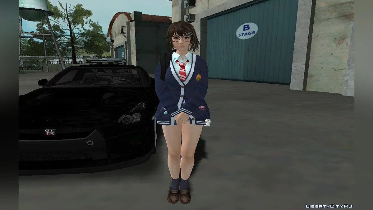 Tsukushi en uniforme scolaire / GTA San Andreas