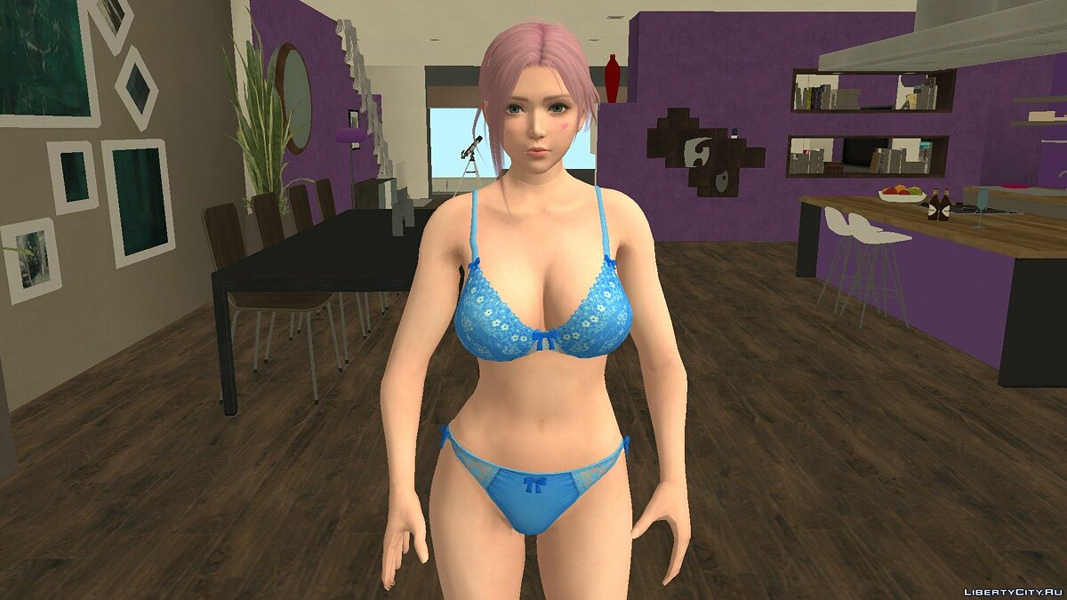 Download Eliza in lingerie for GTA San Andreas