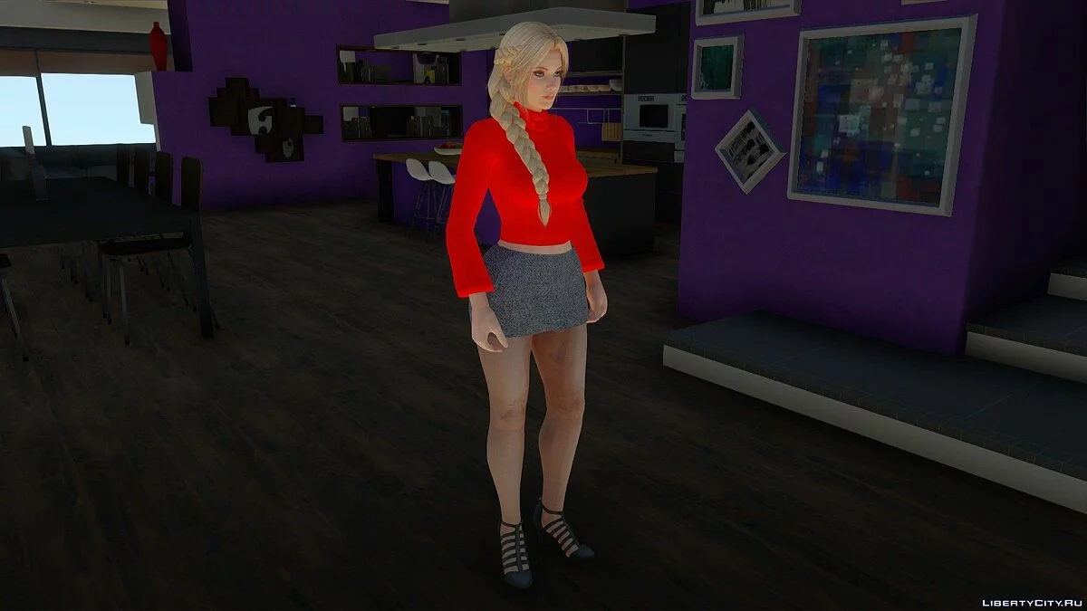Helena Douglas en ropa casual v6 / GTA San Andreas