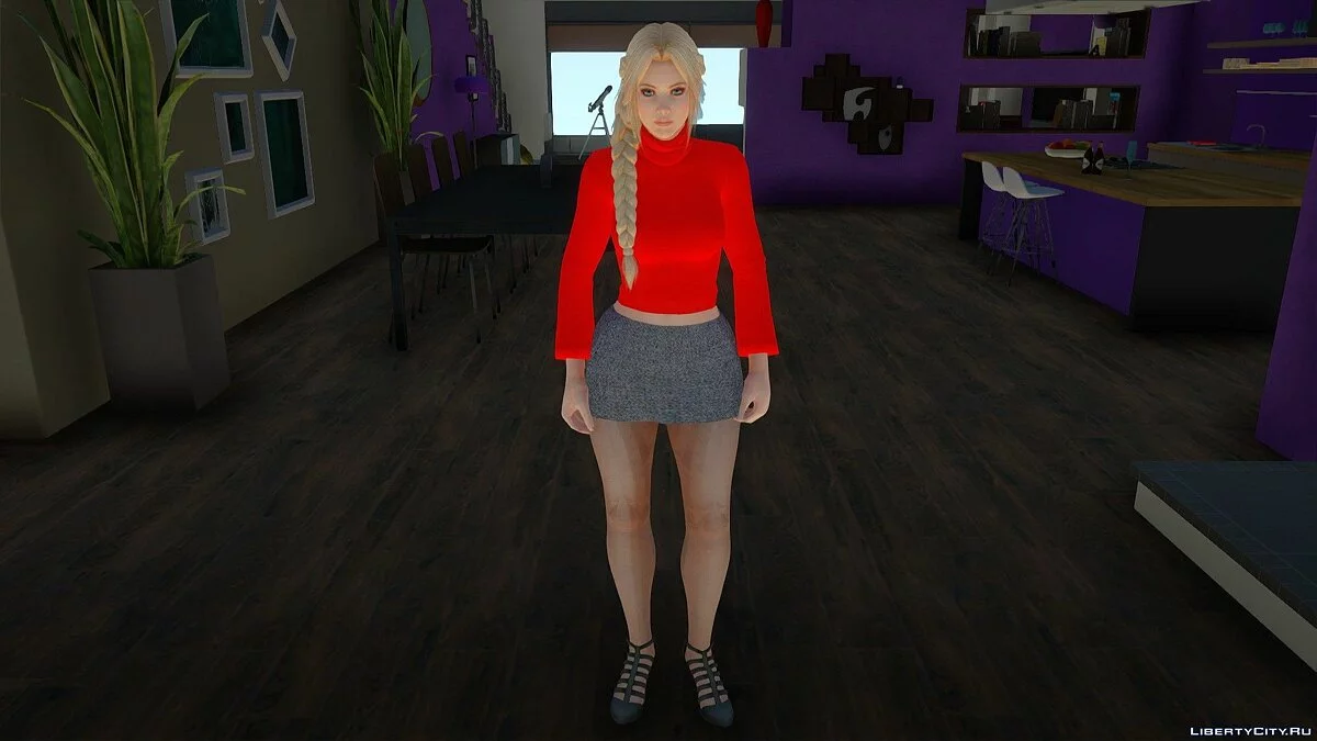 Helena Douglas en ropa casual v6 / GTA San Andreas
