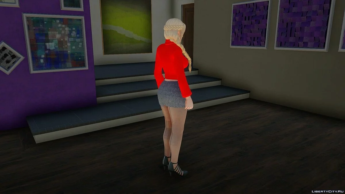 Helena Douglas en ropa casual v6 / GTA San Andreas
