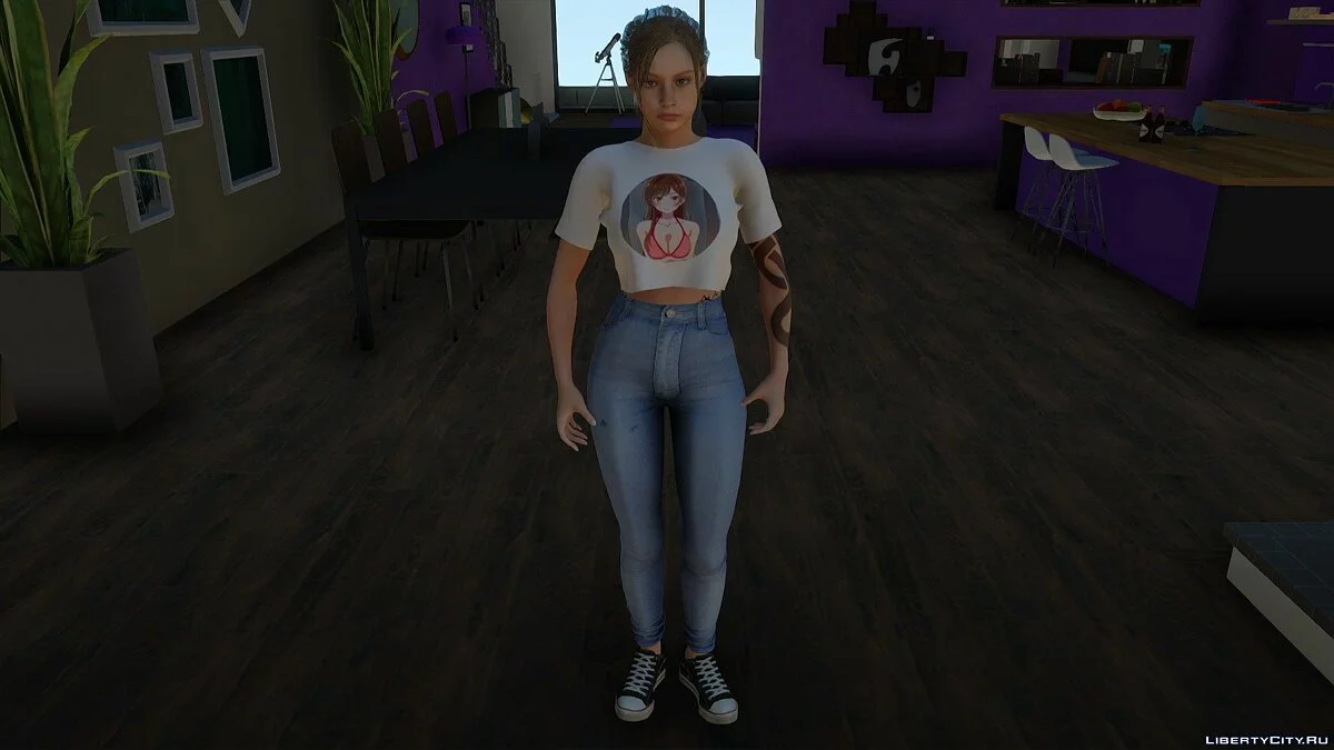 克莱尔·雷德菲尔德的日常服装 / GTA San Andreas