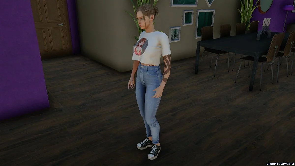 克莱尔·雷德菲尔德的日常服装 / GTA San Andreas
