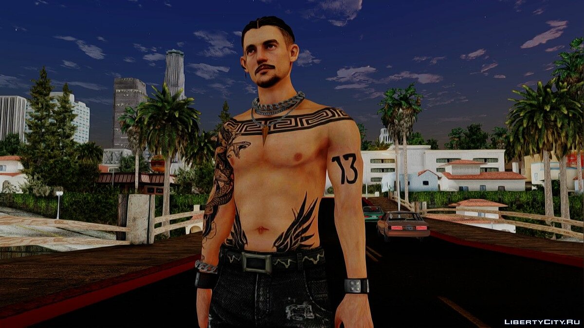 GTA San Andreas Trap Guy Free Fire Mod 