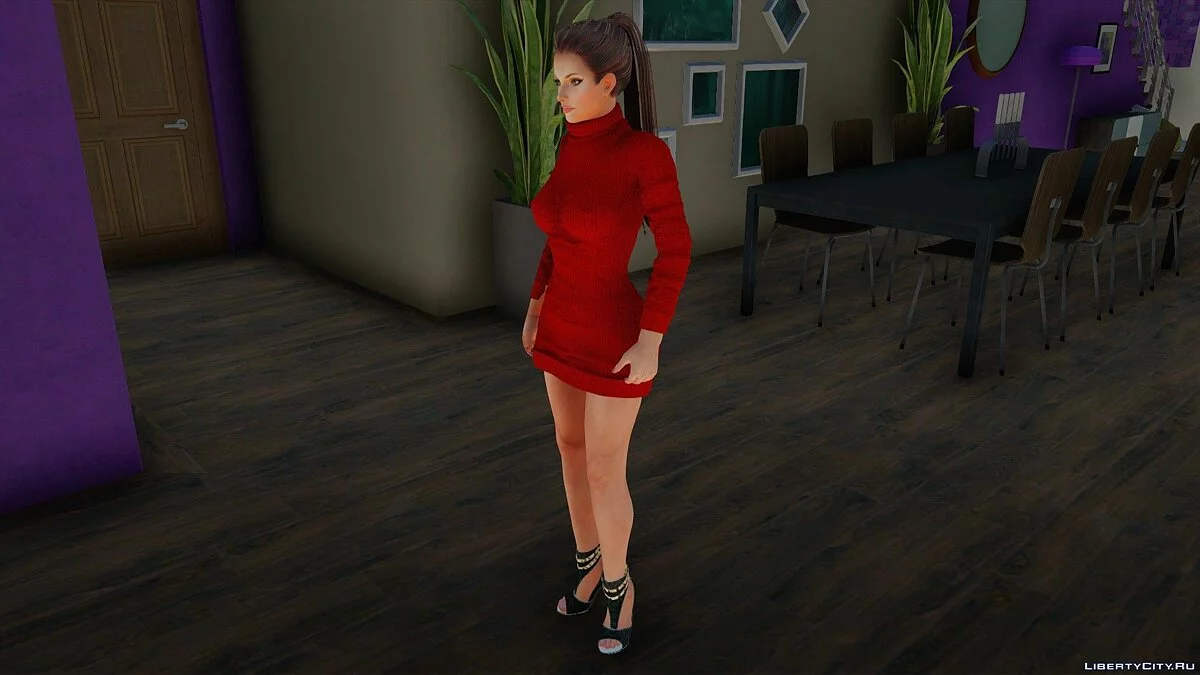 丽莎·汉密尔顿休闲装 v5 / GTA San Andreas