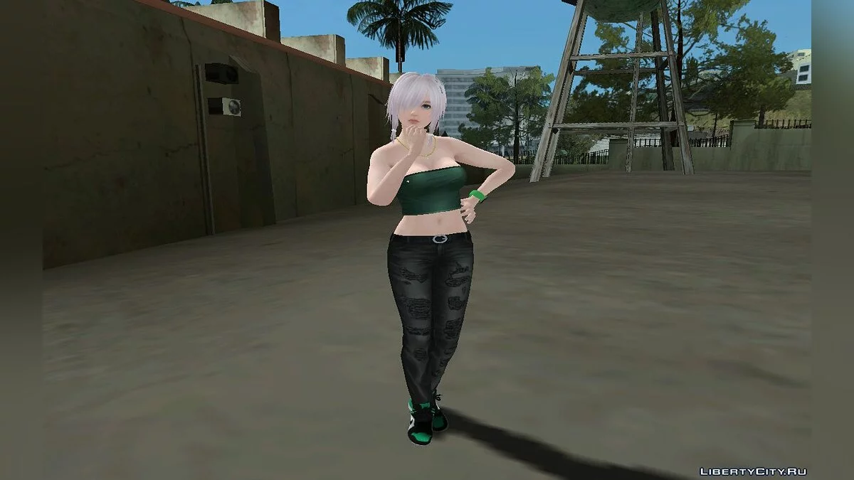 Luna con ropa casual / GTA San Andreas