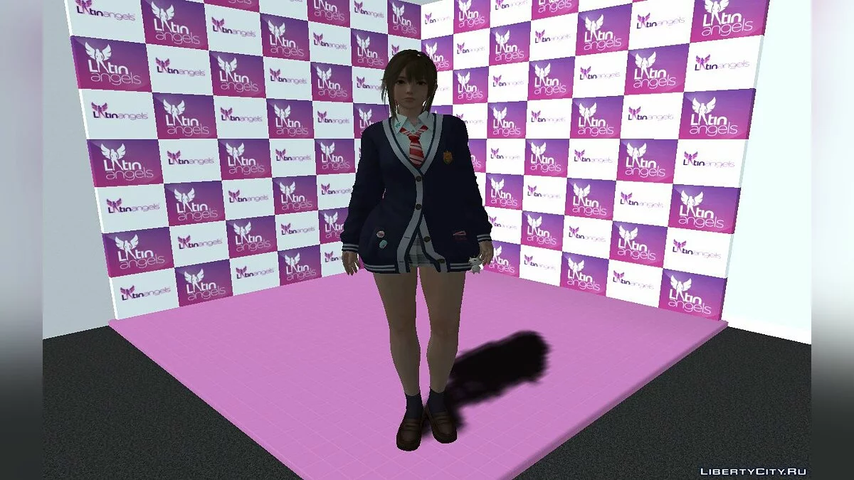 Misaki in school uniform / GTA San Andreas