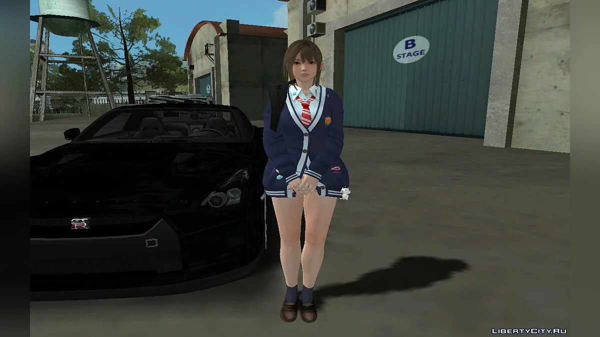 Misaki in school uniform / GTA San Andreas