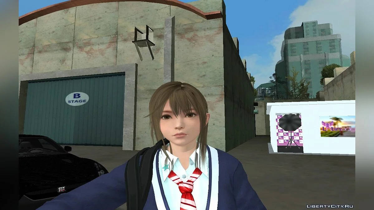 Misaki in school uniform / GTA San Andreas