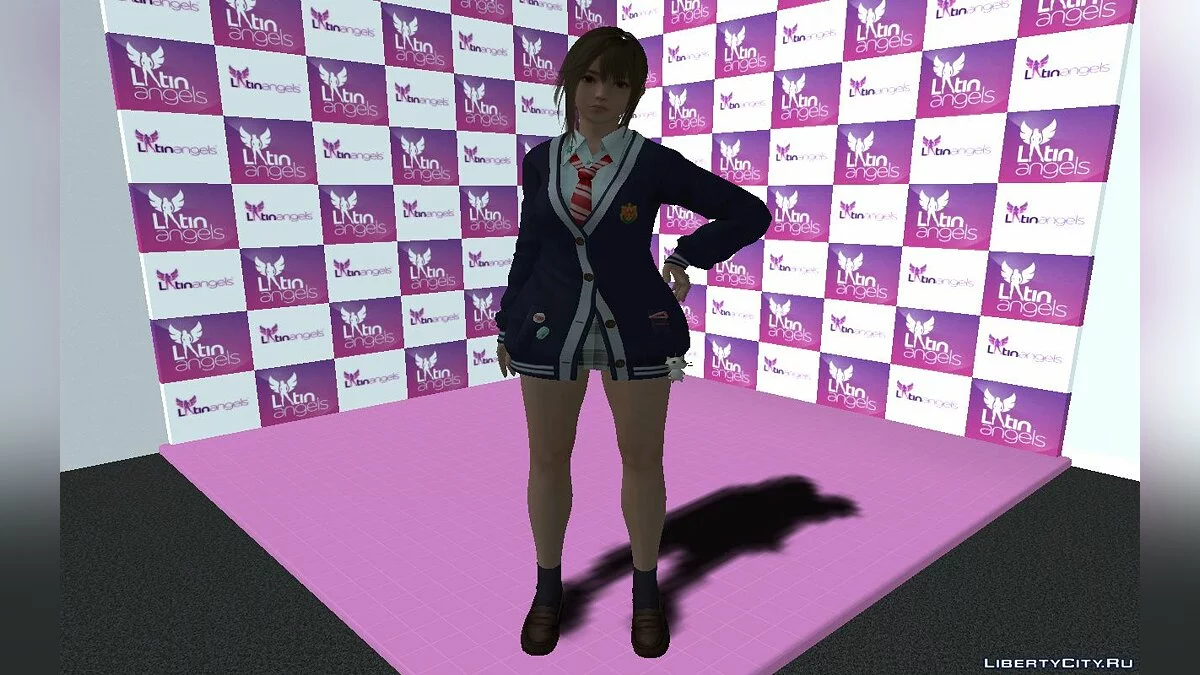 Misaki in school uniform / GTA San Andreas