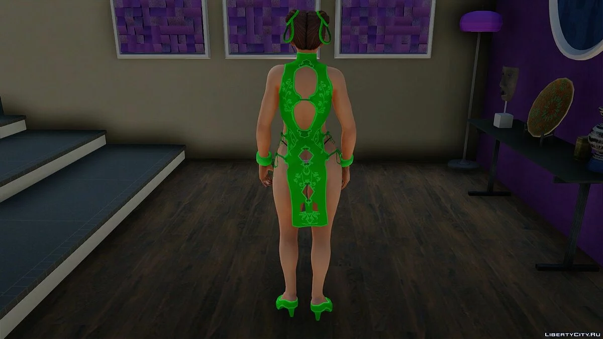 Mei Shiranui con vestido qipao / GTA San Andreas
