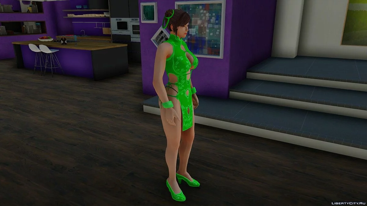 Mei Shiranui con vestido qipao / GTA San Andreas