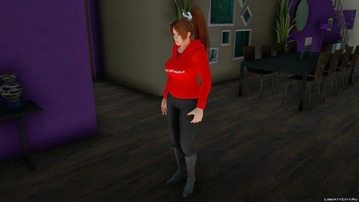Mai Shiranui en ropa casual / GTA San Andreas