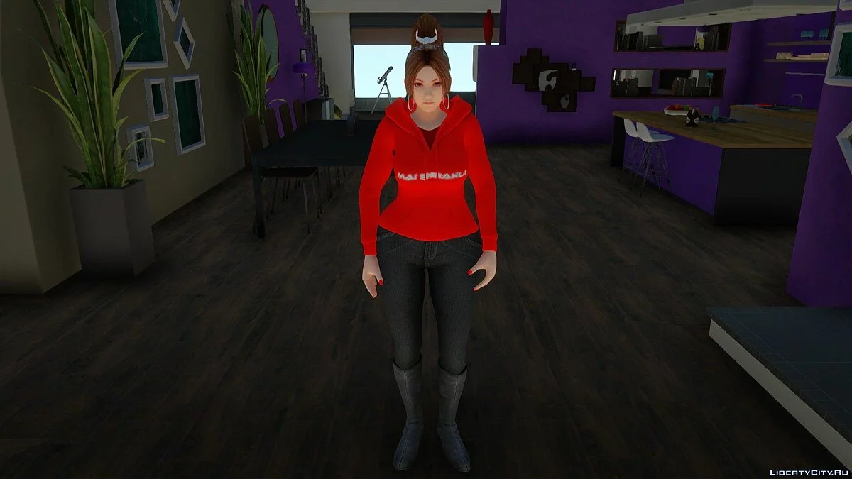 Mai Shiranui en ropa casual / GTA San Andreas
