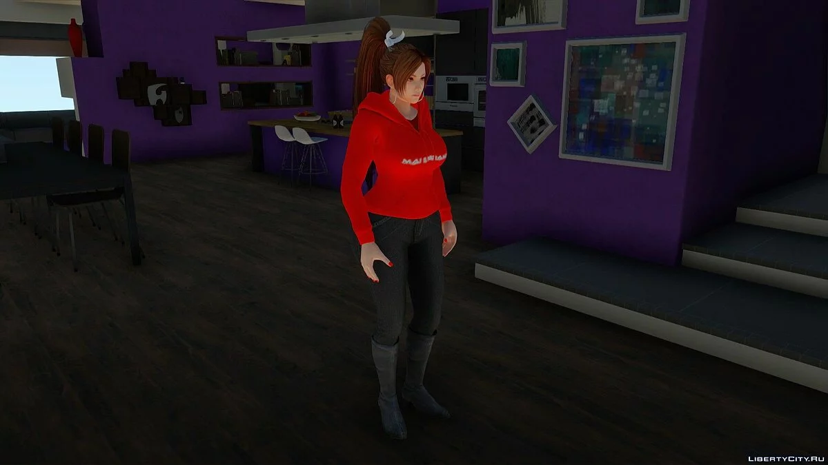 Mai Shiranui en ropa casual / GTA San Andreas