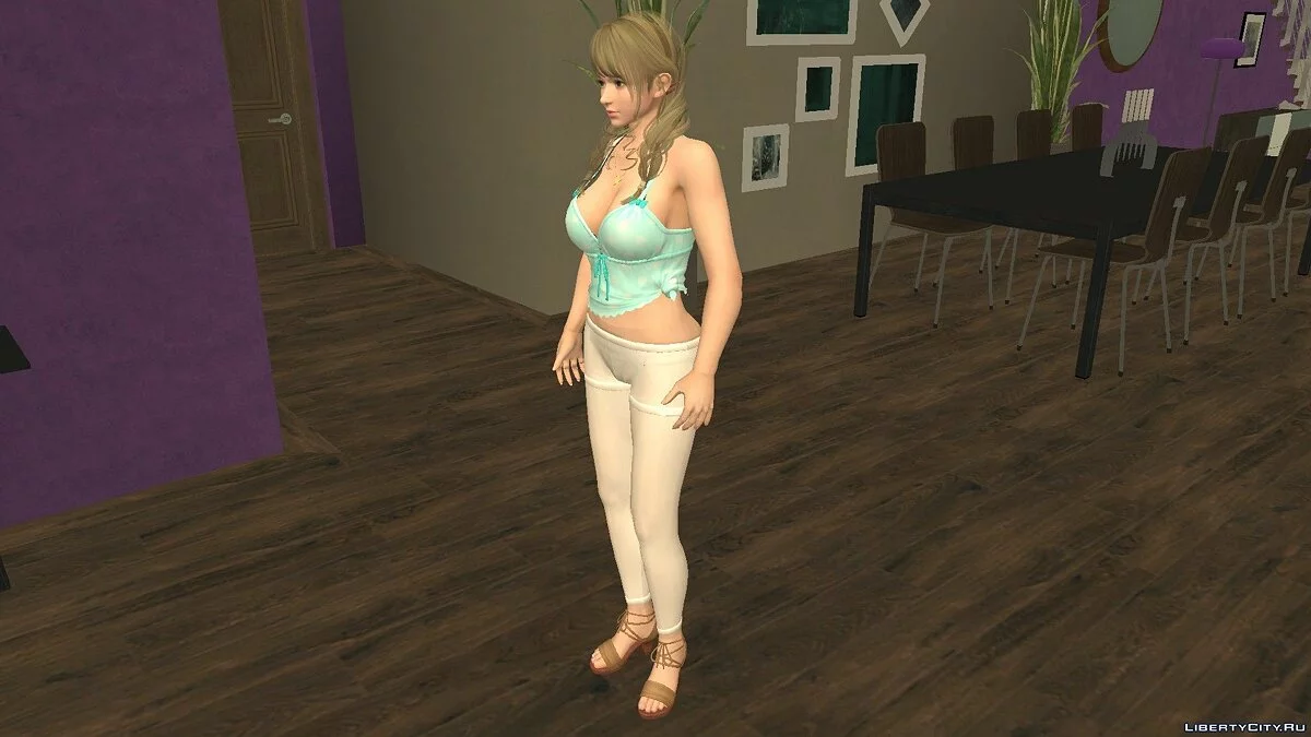 Mónica en ropa casual / GTA San Andreas