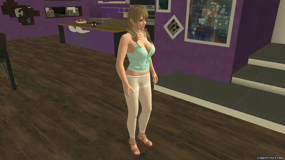 Mónica en ropa casual / GTA San Andreas