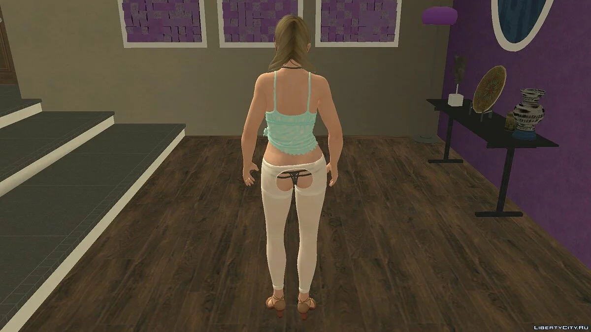 Mónica en ropa casual / GTA San Andreas