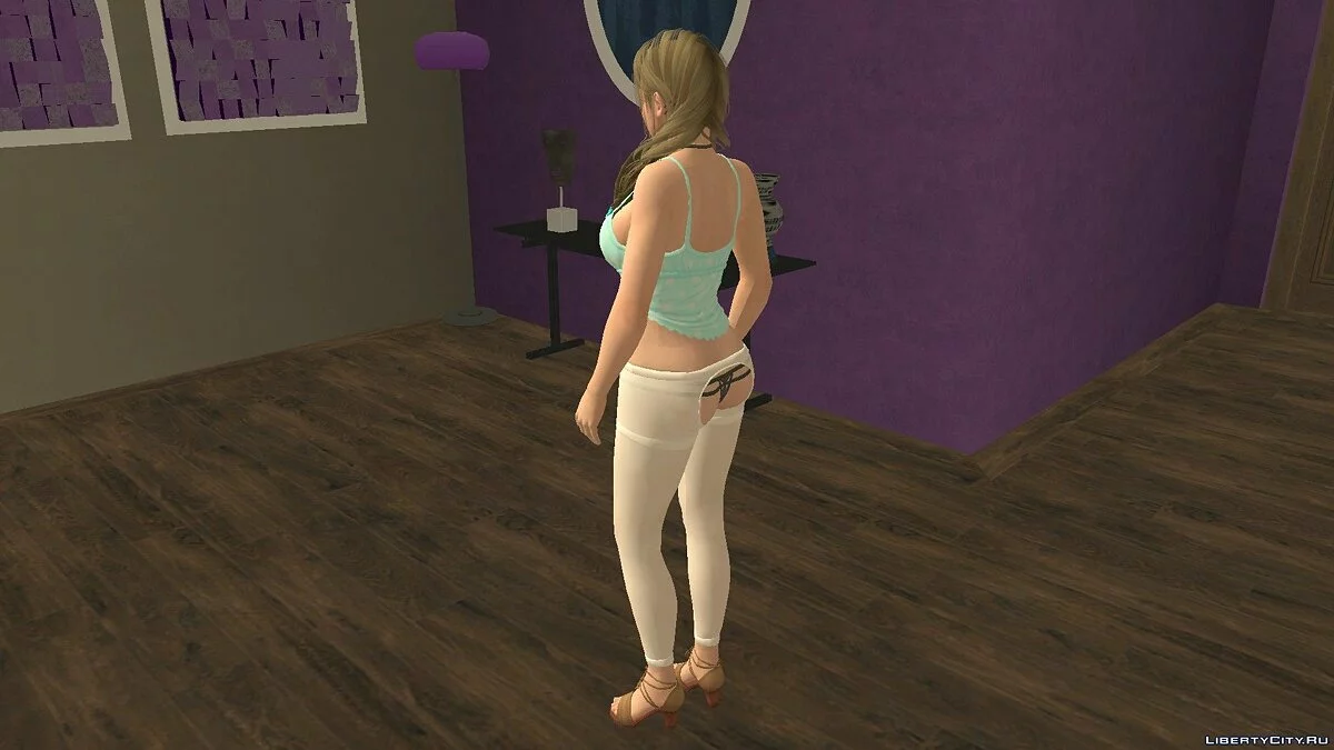 Mónica en ropa casual / GTA San Andreas