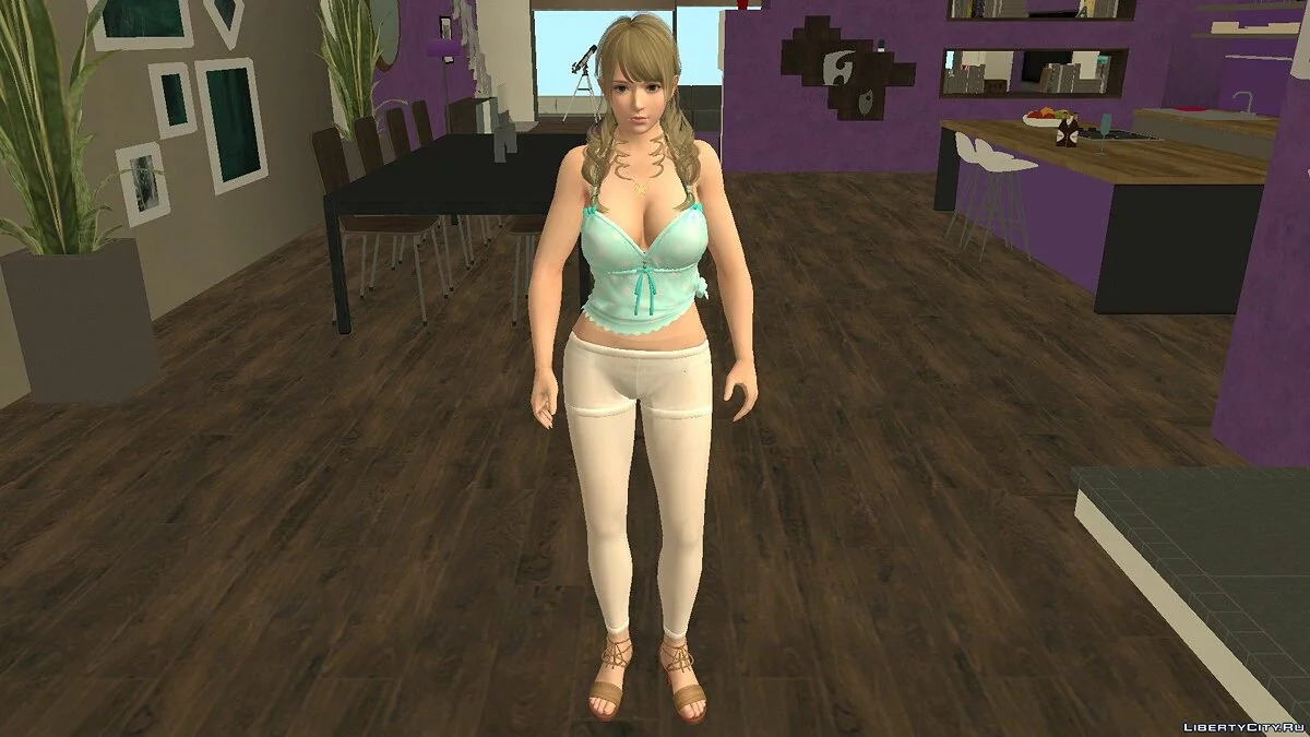 Mónica en ropa casual / GTA San Andreas