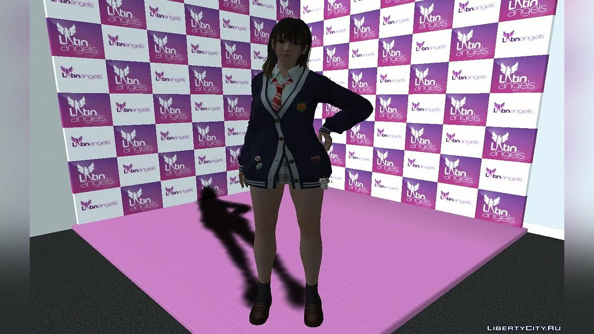 Nanami in School Uniform / GTA San Andreas