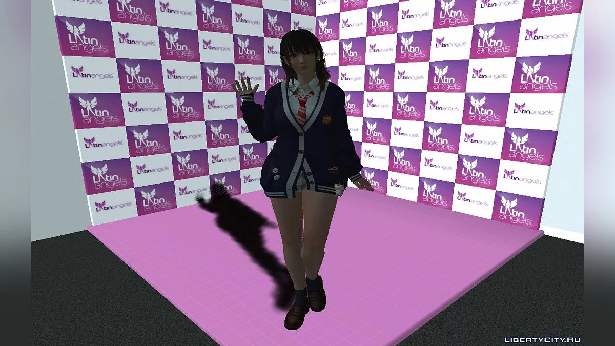 Nanami in School Uniform / GTA San Andreas