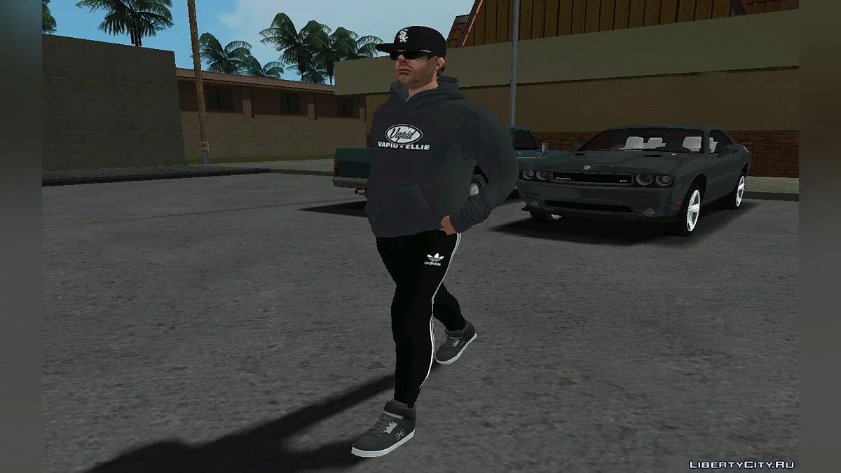 New Swmotr3 v1 in an outfit from DLC Los Santos Tuners / GTA San Andreas