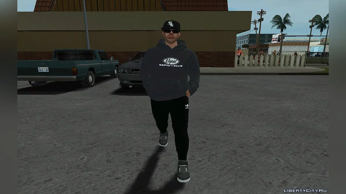 New Swmotr3 v1 in an outfit from DLC Los Santos Tuners / GTA San Andreas