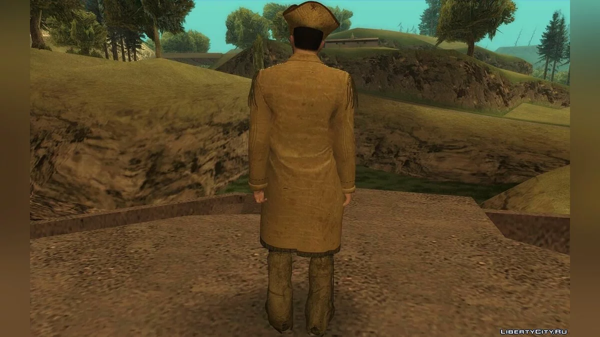 Characters in pirate costumes from GTA Online / GTA San Andreas
