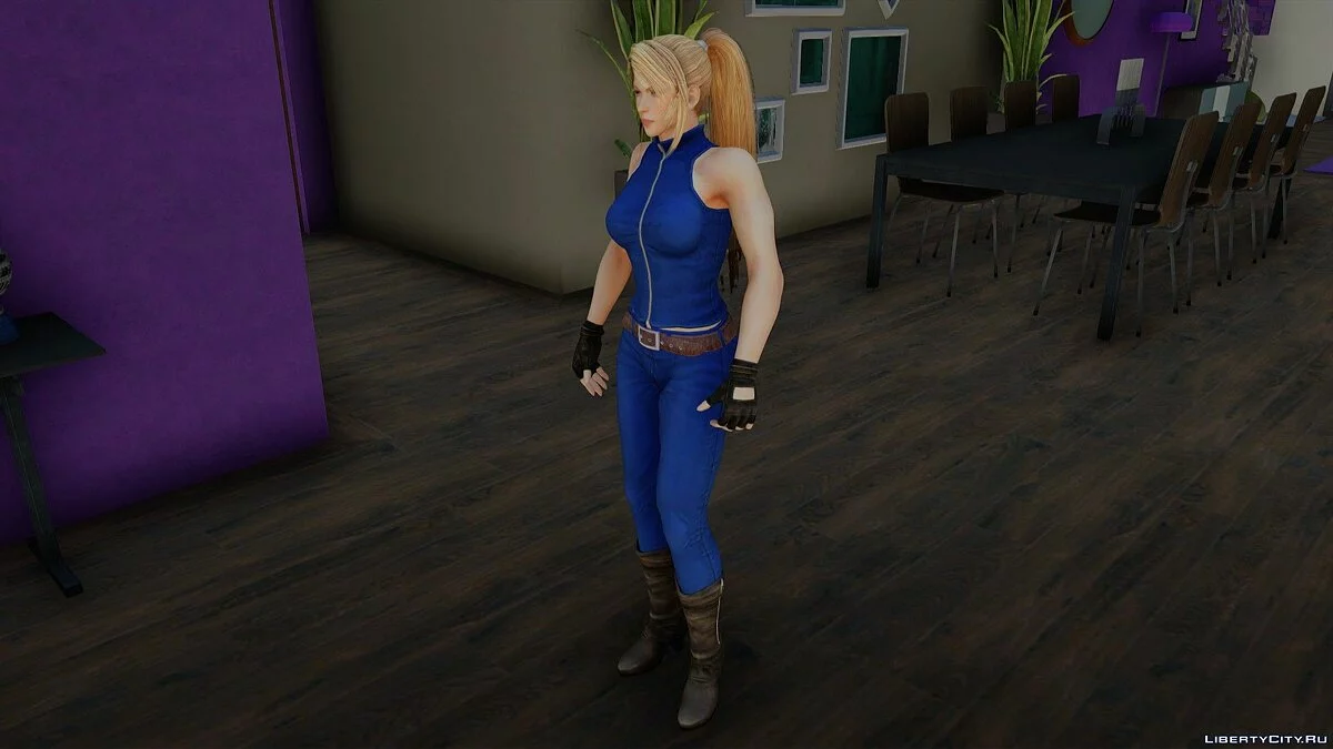 Sarah Bryant (Costume 1) from Dead Or Alive 5 / GTA San Andreas