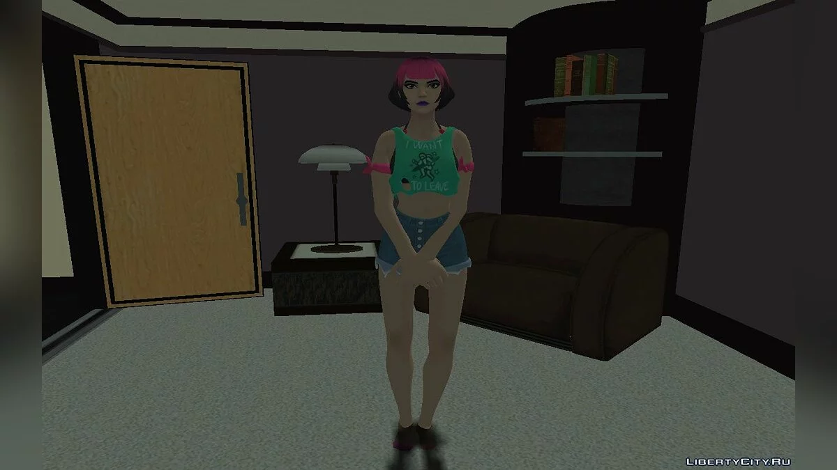 Sunny dari Fortnite / GTA San Andreas