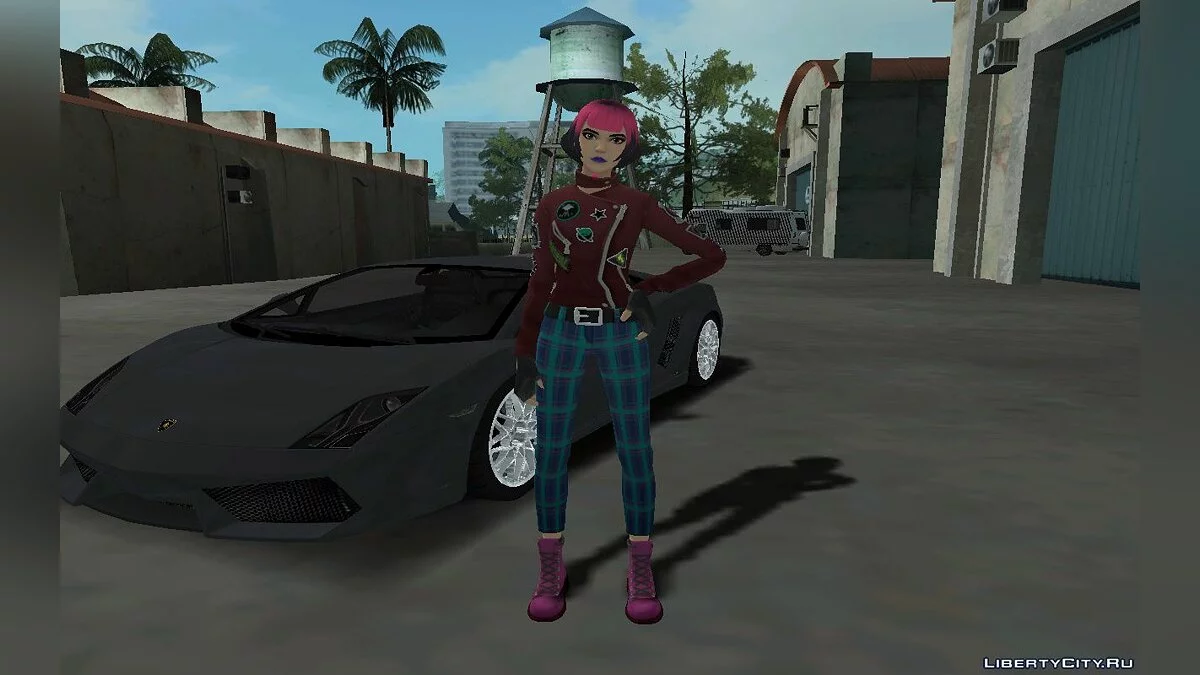Sunny dari Fortnite / GTA San Andreas