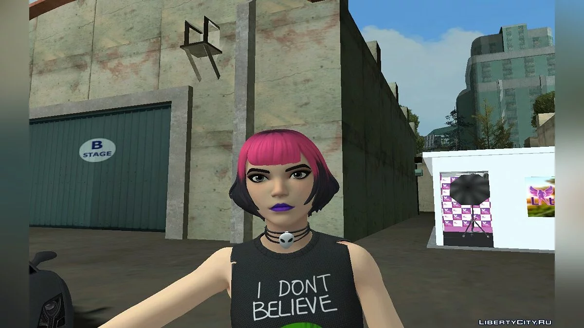 Sunny dari Fortnite / GTA San Andreas