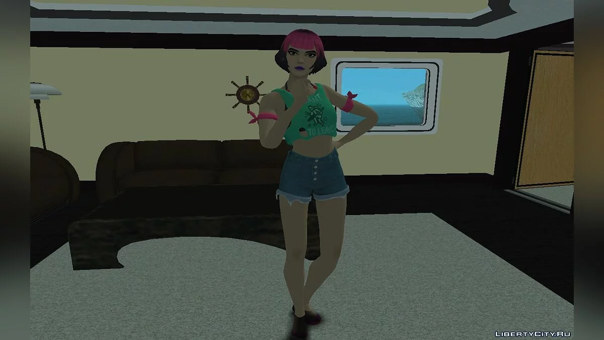 Sunny dari Fortnite / GTA San Andreas