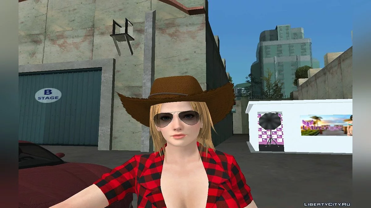 Tina Armstrong in a cowgirl outfit / GTA San Andreas