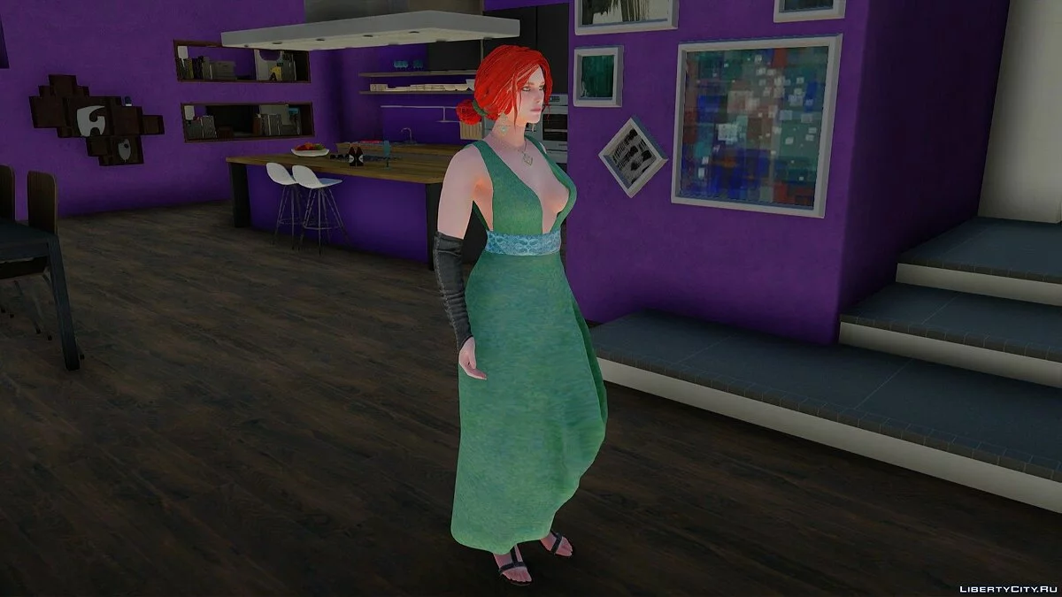 Triss Merigold en robe / GTA San Andreas