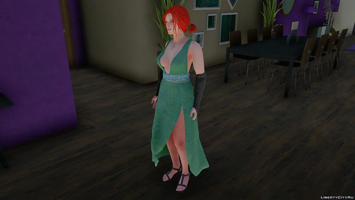 Triss Merigold en robe / GTA San Andreas