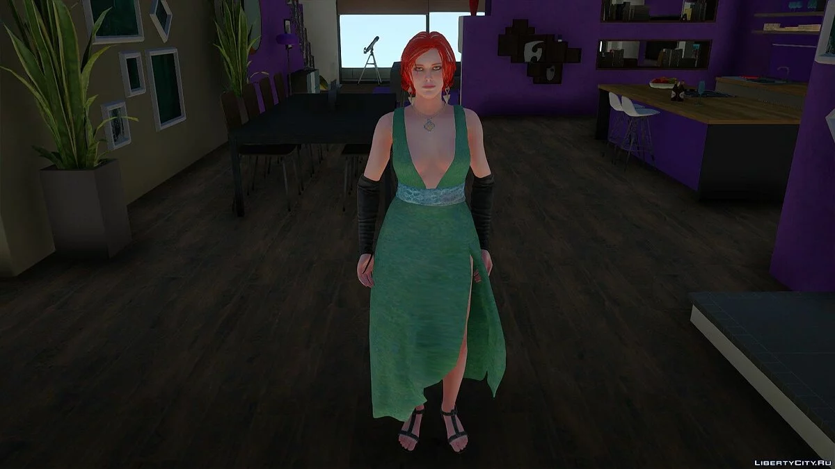 Triss Merigold en robe / GTA San Andreas