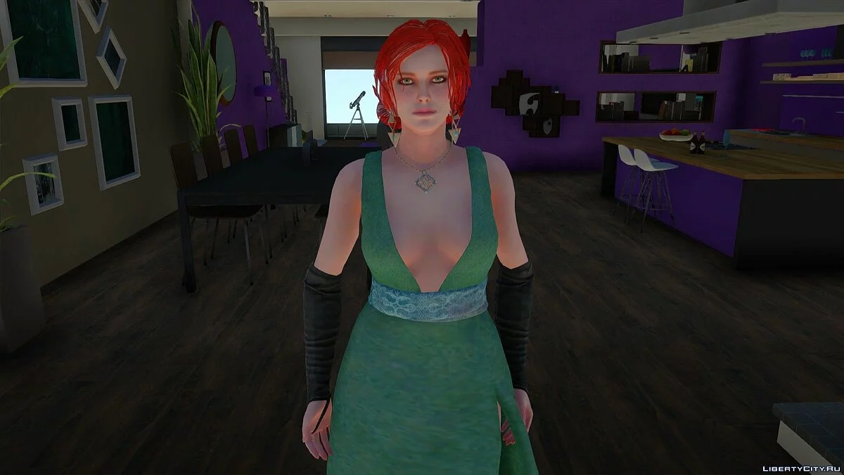 Triss Merigold en robe / GTA San Andreas