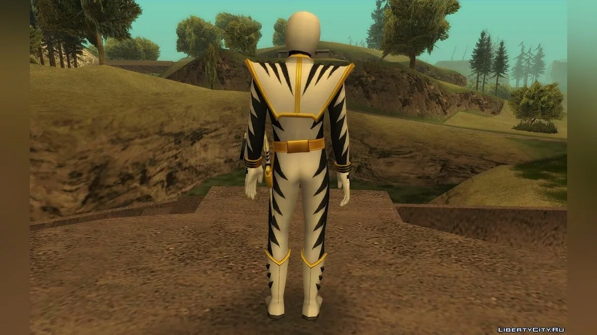 White Ranger from Power Rangers Dino Thunder / GTA San Andreas