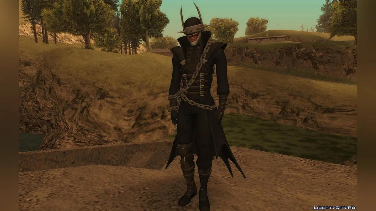 Batman yang Tertawa dari Fortnite / GTA San Andreas