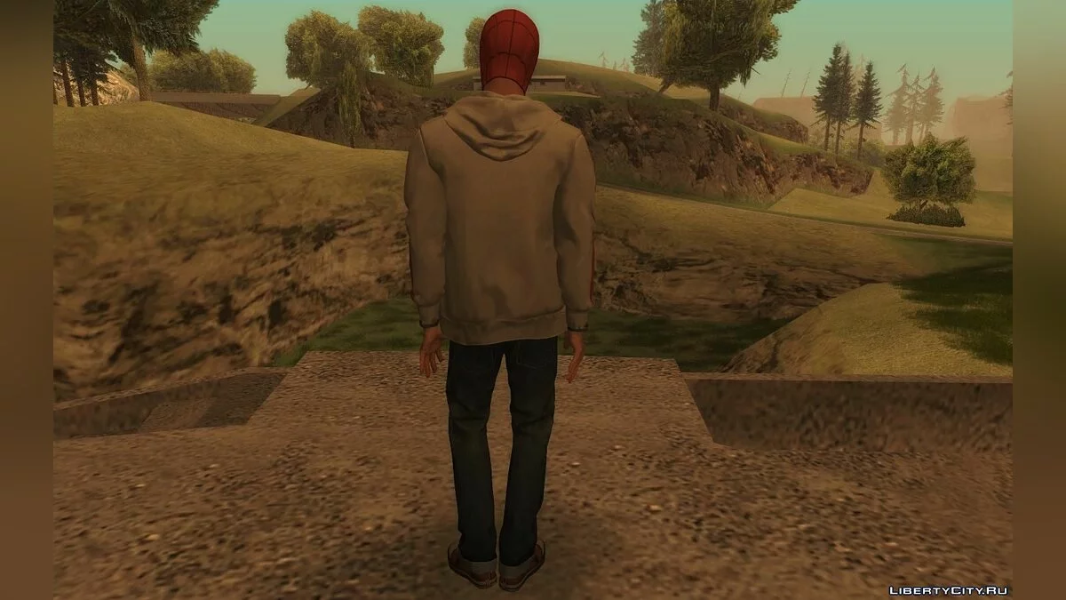 蜘蛛侠(迈尔斯·莫拉莱斯)- PS4训练服 / GTA San Andreas