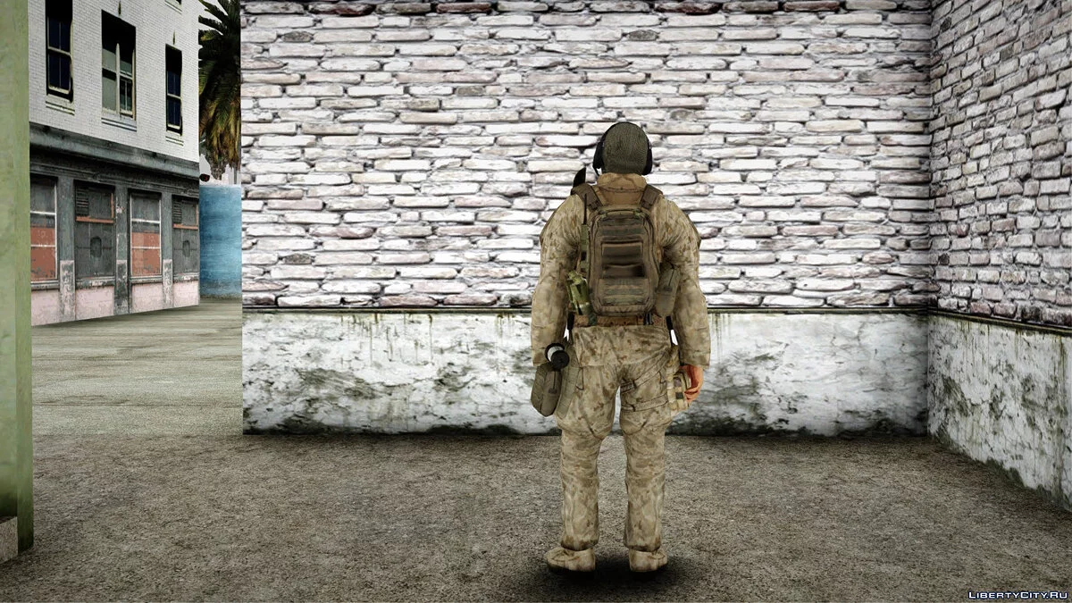 Model Ghost CoD MW2 v5 / GTA San Andreas