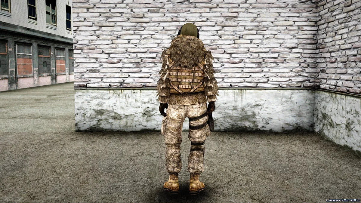 Sniper Ghost COD MW2 Camo Gurun / GTA San Andreas