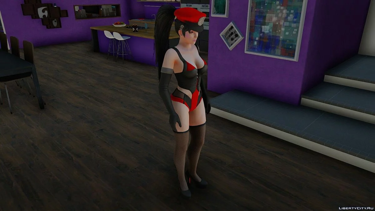 Momiji chaude en uniforme de police / GTA San Andreas