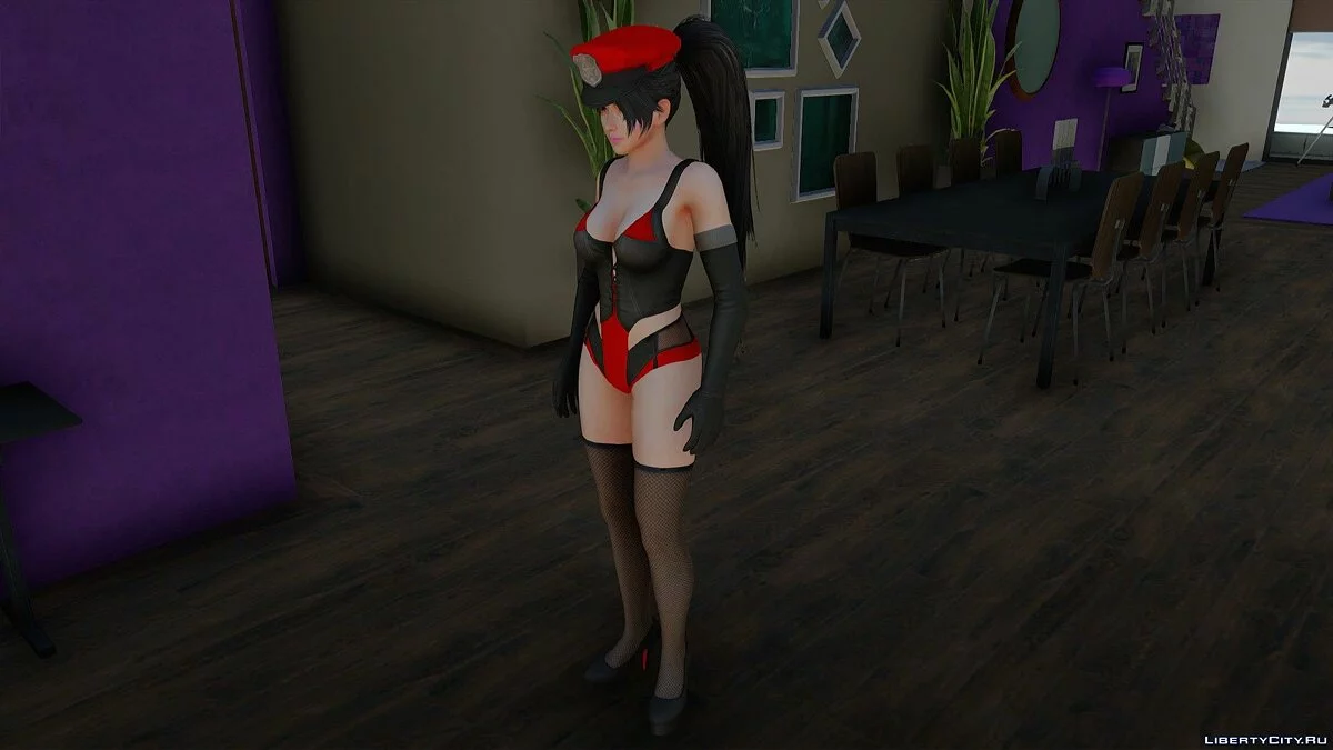 Momiji chaude en uniforme de police / GTA San Andreas