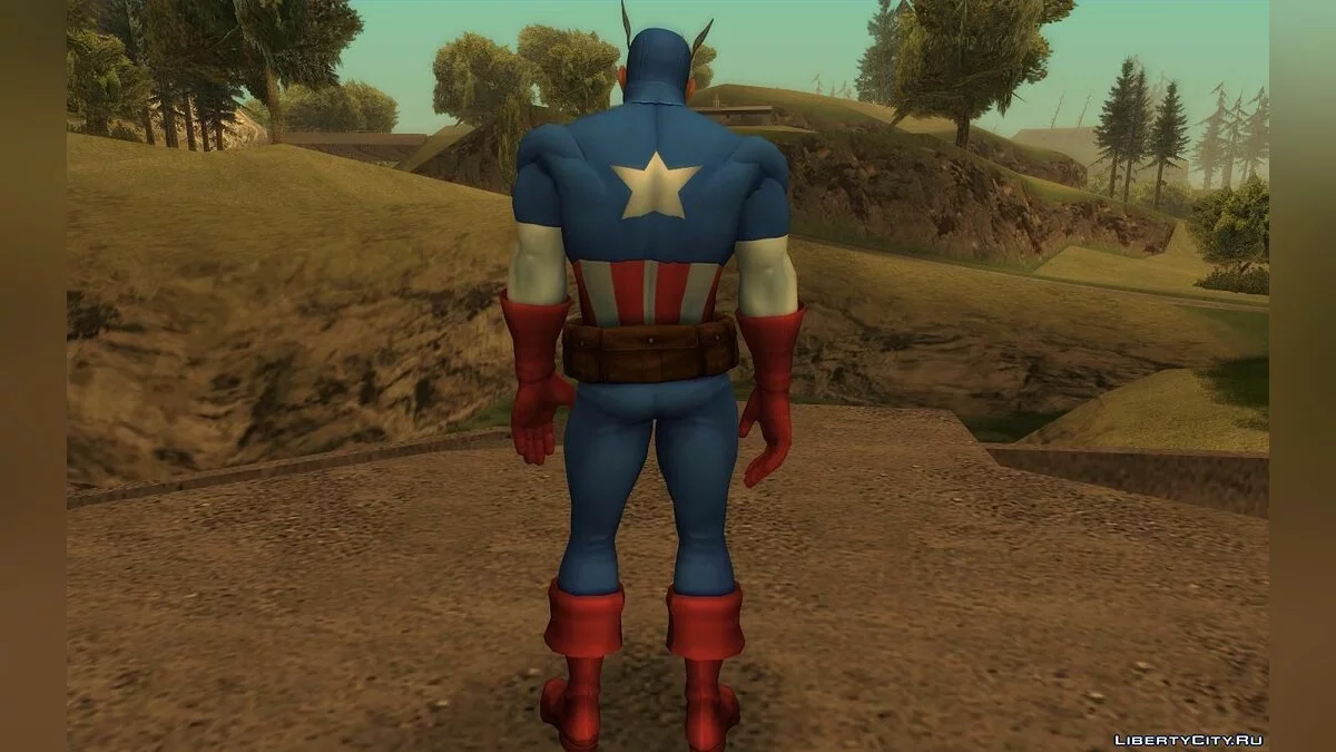 Captain America (Marvel vs Capcom 3) / GTA San Andreas