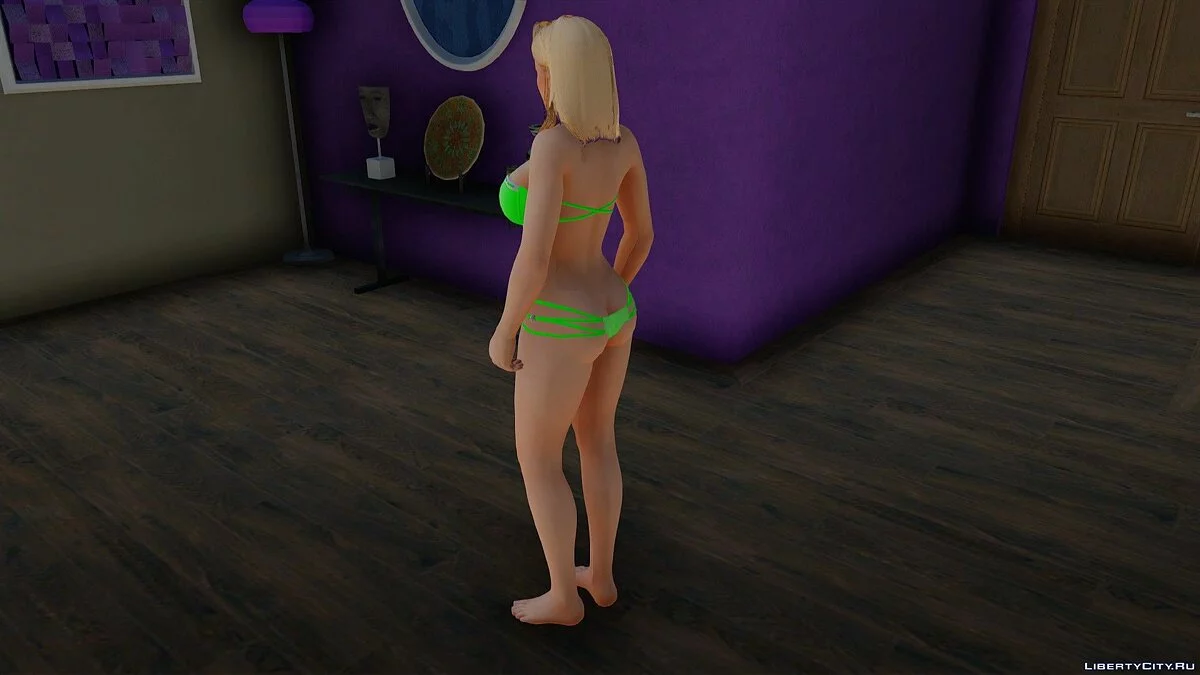 Helena Douglas in a bikini / GTA San Andreas