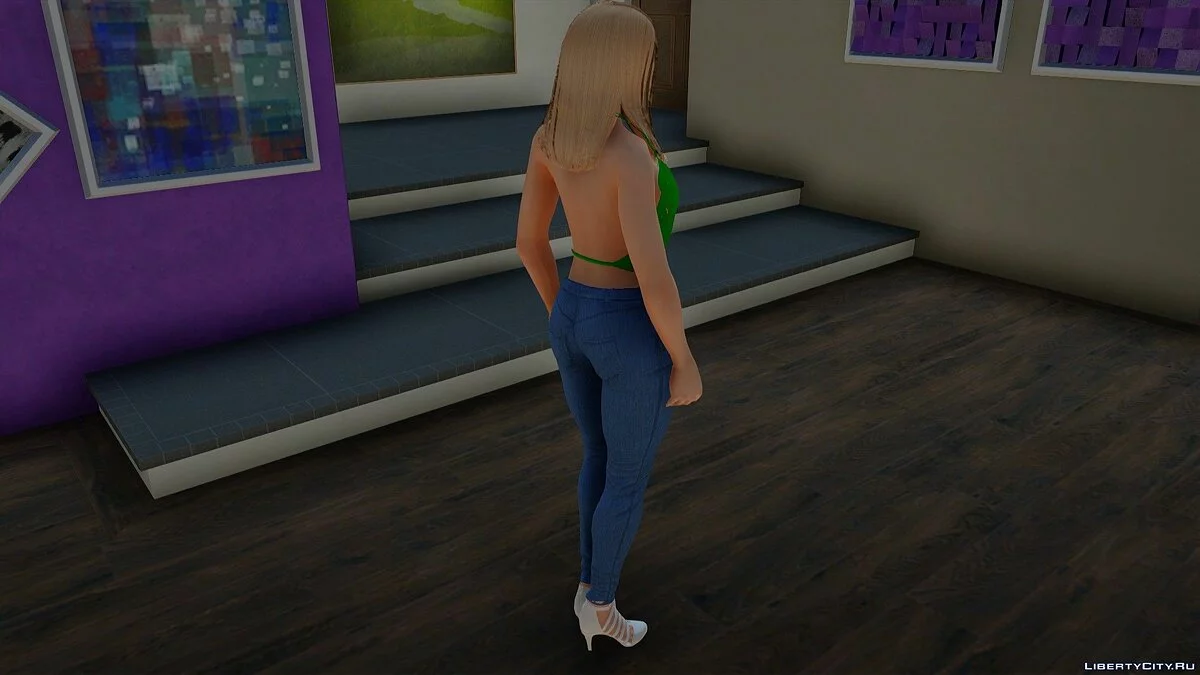 Helena Douglas in casual clothes v18 / GTA San Andreas